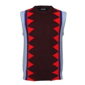 DSquared2 Sharktooth Knitted Sweater Vest
